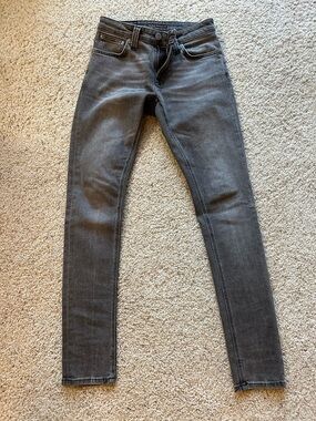 Women's Gray Nudie Skinny Jeans